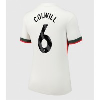 Stroje piłkarskie Chelsea Levi Colwill #6 Koszulka Wyjazdowej dla damskie 2025-26 Krótki Rękaw